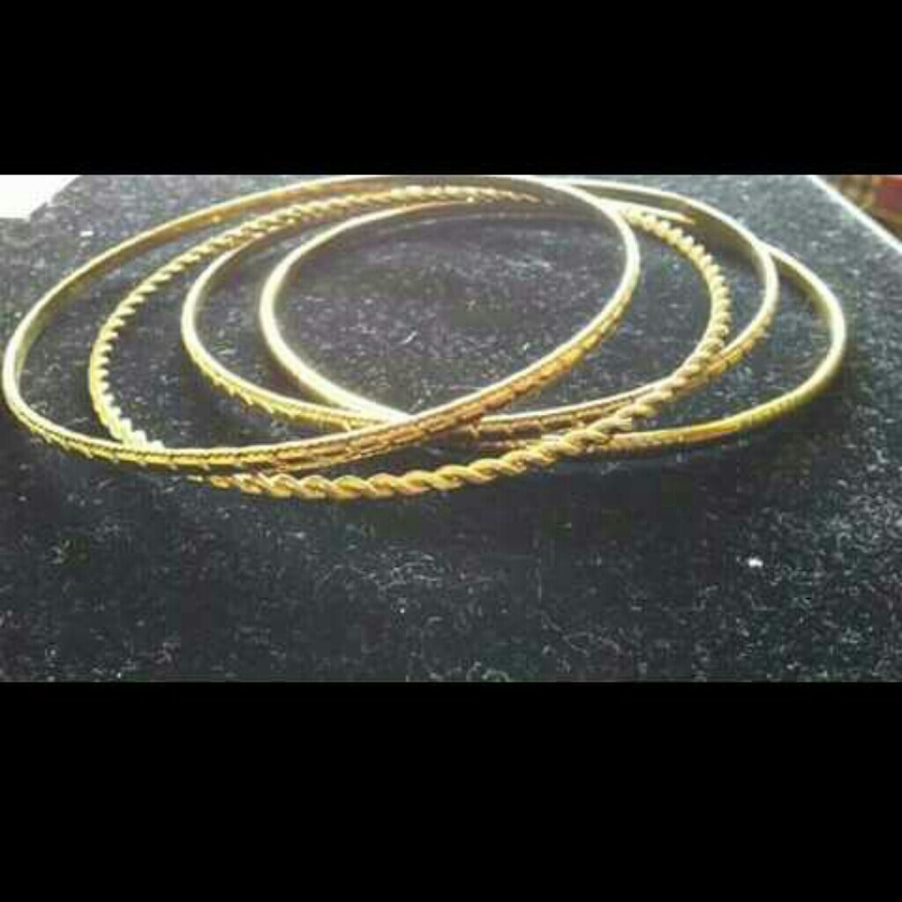 Gold bracelets